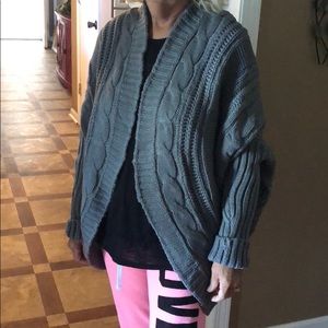Gray cardigan sweater brand new